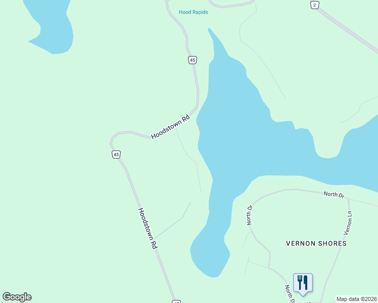 map of restaurants, bars, coffee shops, grocery stores, and more near 18 Port Vernon Lane in Huntsville