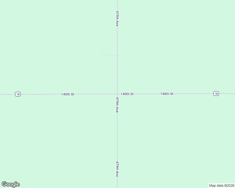 map of restaurants, bars, coffee shops, grocery stores, and more near 479th Avenue in Big Stone City
