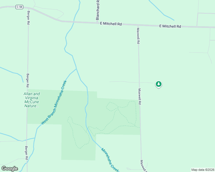 map of restaurants, bars, coffee shops, grocery stores, and more near 1416 Maxwell Road in Petoskey