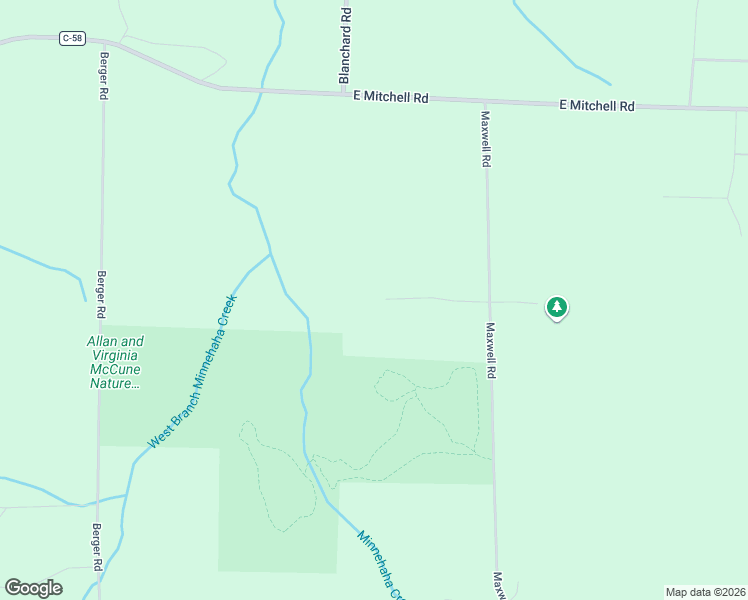 map of restaurants, bars, coffee shops, grocery stores, and more near 1416 Maxwell Road in Petoskey