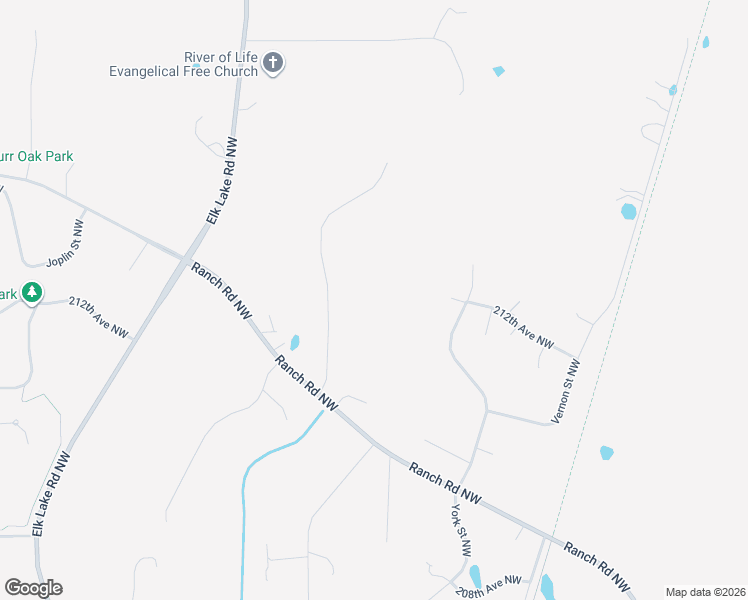map of restaurants, bars, coffee shops, grocery stores, and more near 21297 Concord Street Northwest in Elk River