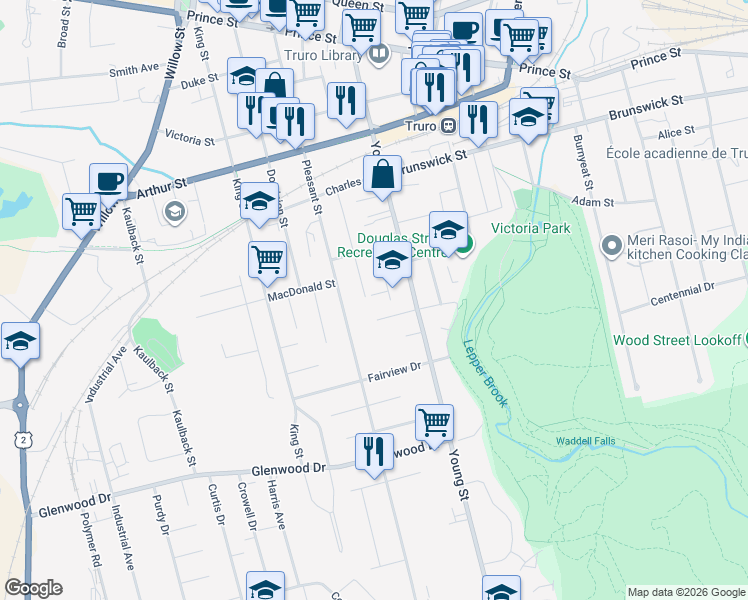 map of restaurants, bars, coffee shops, grocery stores, and more near 4 Joyce Avenue in Truro
