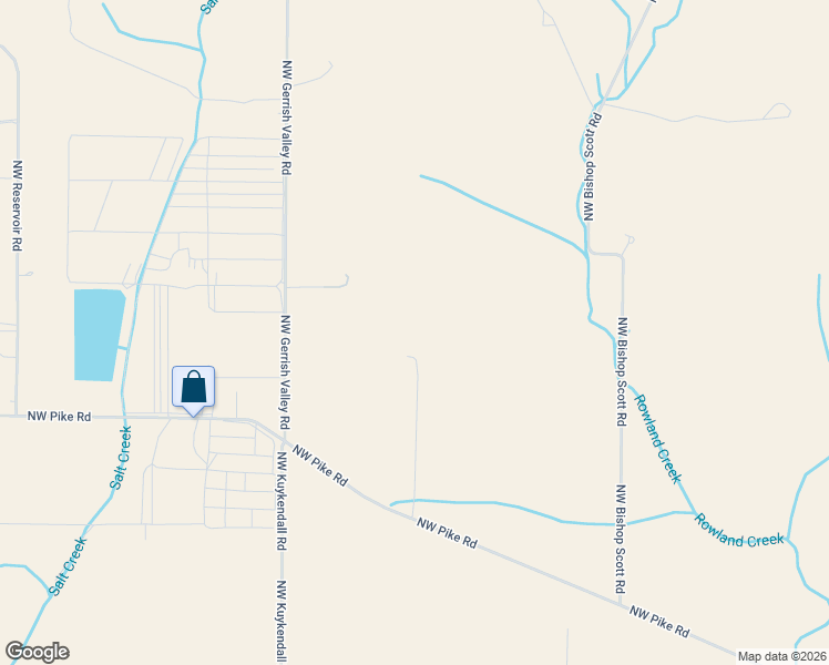 map of restaurants, bars, coffee shops, grocery stores, and more near 9030 Northwest Pike Road in Yamhill