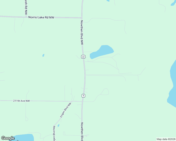 map of restaurants, bars, coffee shops, grocery stores, and more near 21311 Nowthen Boulevard Northwest in Elk River