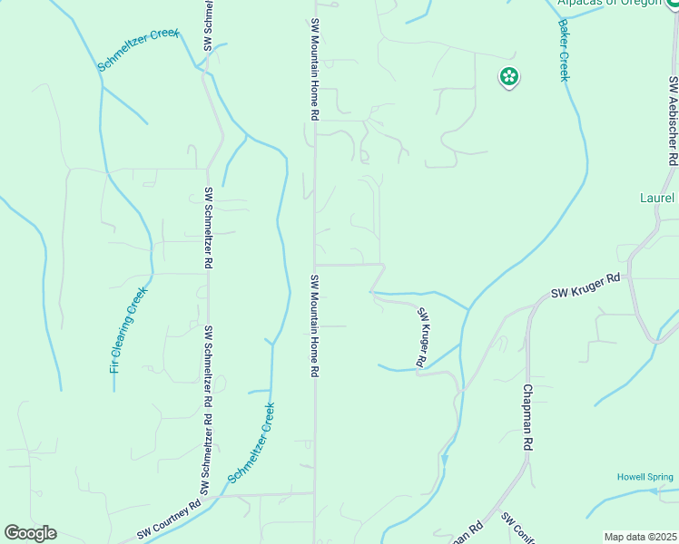 map of restaurants, bars, coffee shops, grocery stores, and more near 23870 Southwest Kruger Road in Sherwood