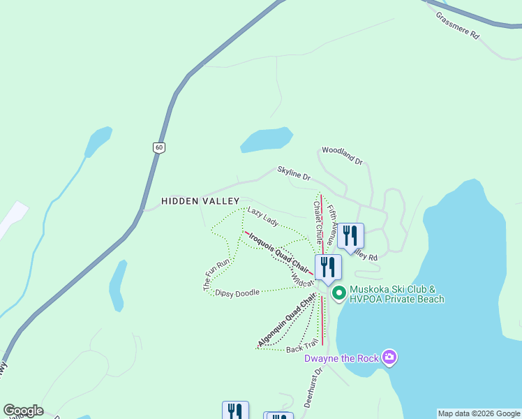 map of restaurants, bars, coffee shops, grocery stores, and more near 1591 Hidden Valley Road in Huntsville