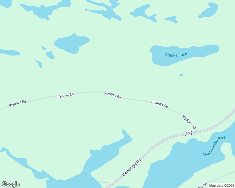 map of restaurants, bars, coffee shops, grocery stores, and more near 202 Brydges Road in Greater Madawaska