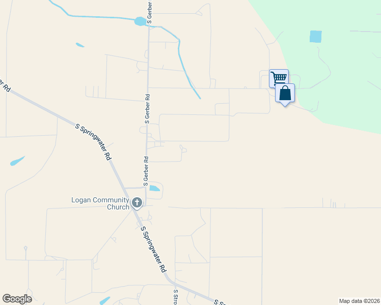 map of restaurants, bars, coffee shops, grocery stores, and more near 17092 South Gerber Road in Oregon City