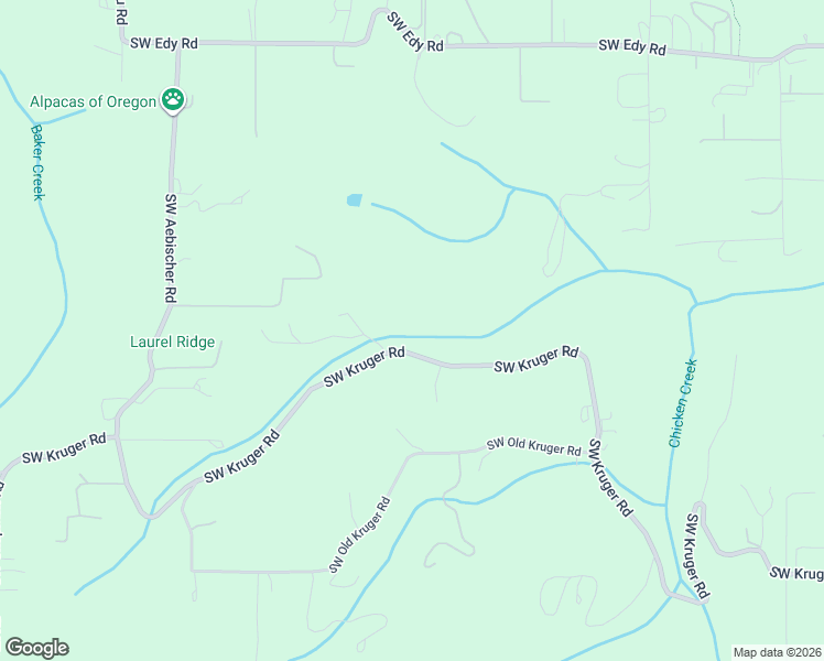 map of restaurants, bars, coffee shops, grocery stores, and more near 20907-21279 Southwest Kruger Road in Sherwood