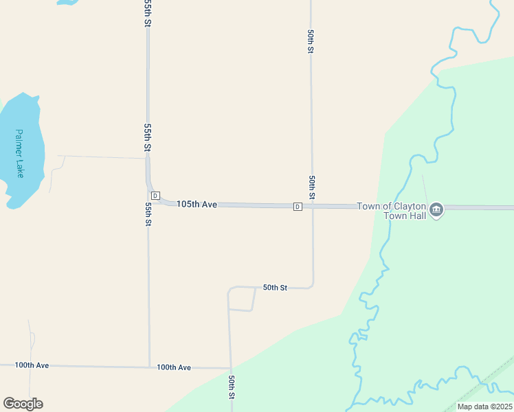 map of restaurants, bars, coffee shops, grocery stores, and more near 517 105th Ave in Amery