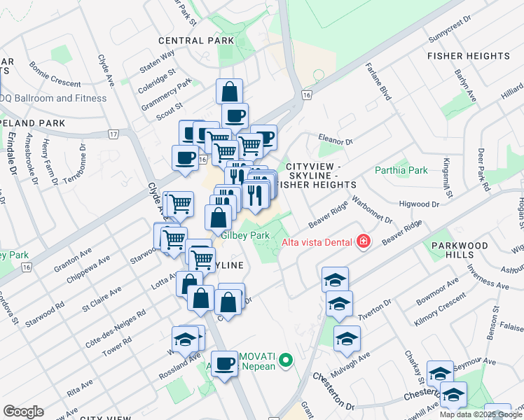 1465 Merivale Road, Ottawa ON Walk Score