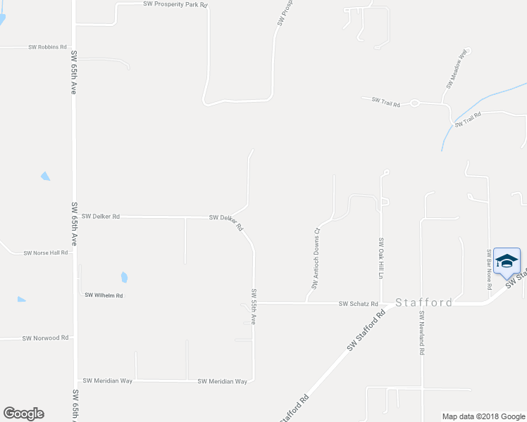 map of restaurants, bars, coffee shops, grocery stores, and more near 5501 Southwest Delker Road in Tualatin