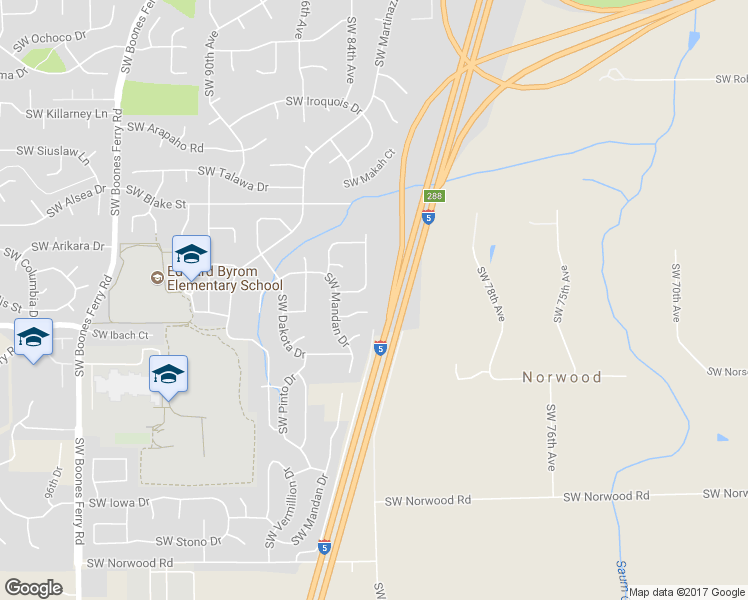 map of restaurants, bars, coffee shops, grocery stores, and more near 8135 Southwest Lummi Street in Tualatin