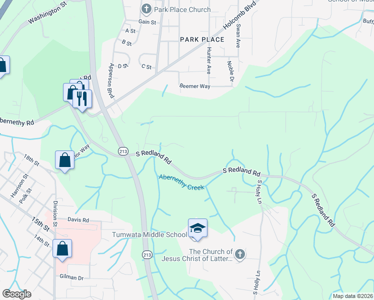 map of restaurants, bars, coffee shops, grocery stores, and more near 14077 South Redland Road in Oregon City