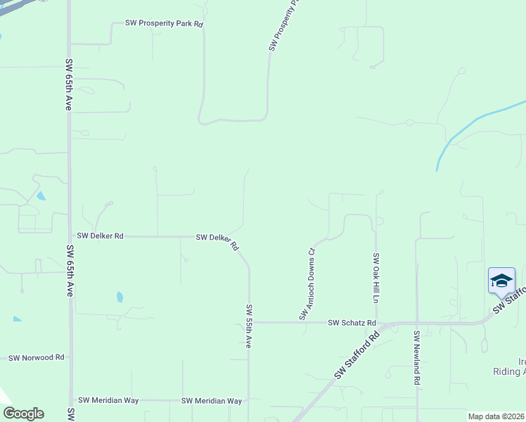 map of restaurants, bars, coffee shops, grocery stores, and more near 5501 Southwest Delker Road in Tualatin