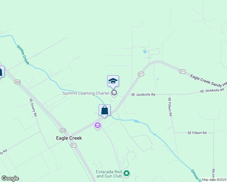 map of restaurants, bars, coffee shops, grocery stores, and more near in Eagle Creek