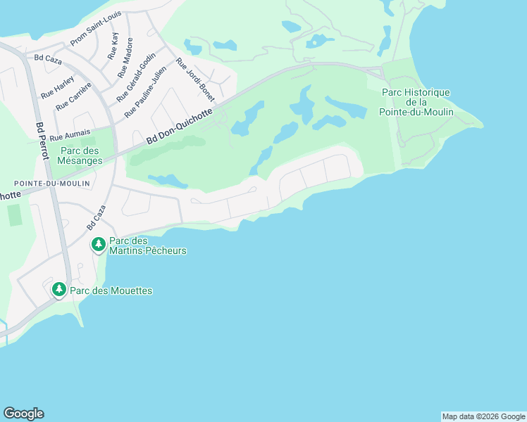 map of restaurants, bars, coffee shops, grocery stores, and more near 108 Chemin du Vieux-Moulin in Notre-Dame-de-l'Île-Perrot