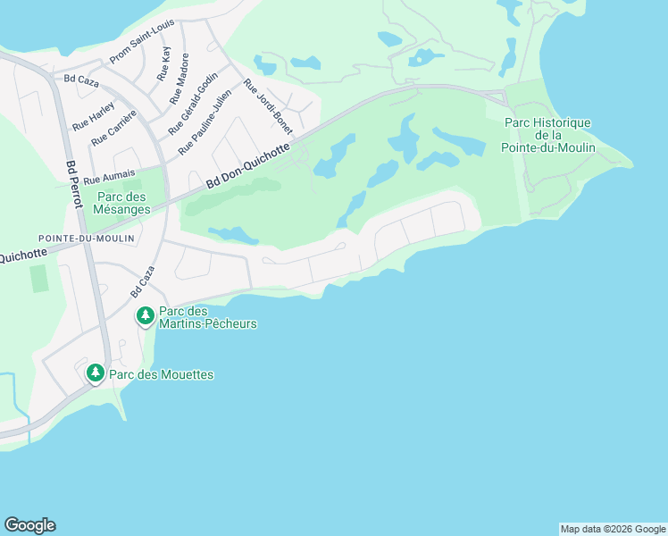 map of restaurants, bars, coffee shops, grocery stores, and more near 100 Chemin du Vieux-Moulin in Notre-Dame-de-l'Île-Perrot