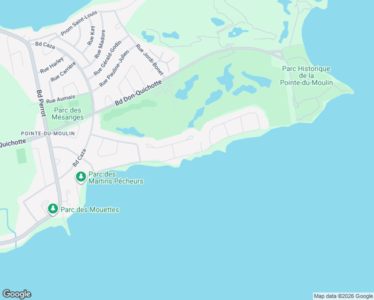 map of restaurants, bars, coffee shops, grocery stores, and more near 100 Chemin du Vieux-Moulin in Notre-Dame-de-l'Île-Perrot