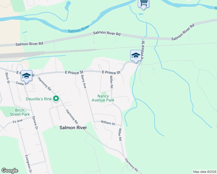 map of restaurants, bars, coffee shops, grocery stores, and more near 15 Miller Road in Truro