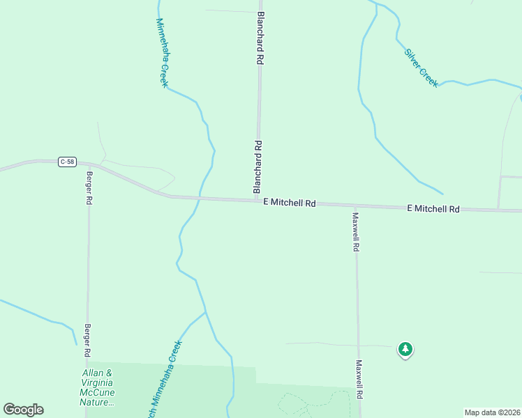 map of restaurants, bars, coffee shops, grocery stores, and more near 7200-7244 E Mitchell Rd in Petoskey