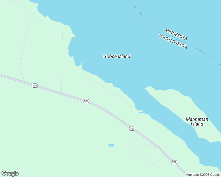 map of restaurants, bars, coffee shops, grocery stores, and more near South Dakota 109 in Big Stone City