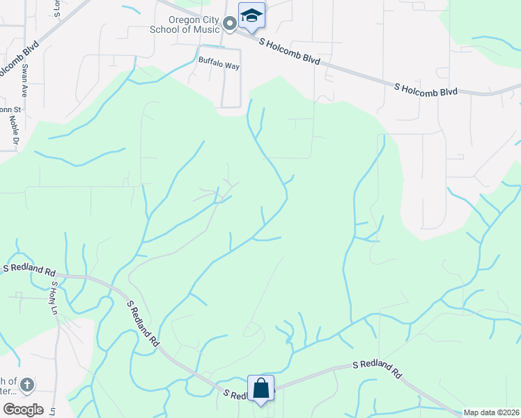 map of restaurants, bars, coffee shops, grocery stores, and more near 16602 South Kraeft Road in Oregon City