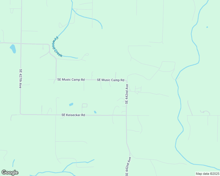 map of restaurants, bars, coffee shops, grocery stores, and more near 43940 Southeast Music Camp Road in Sandy