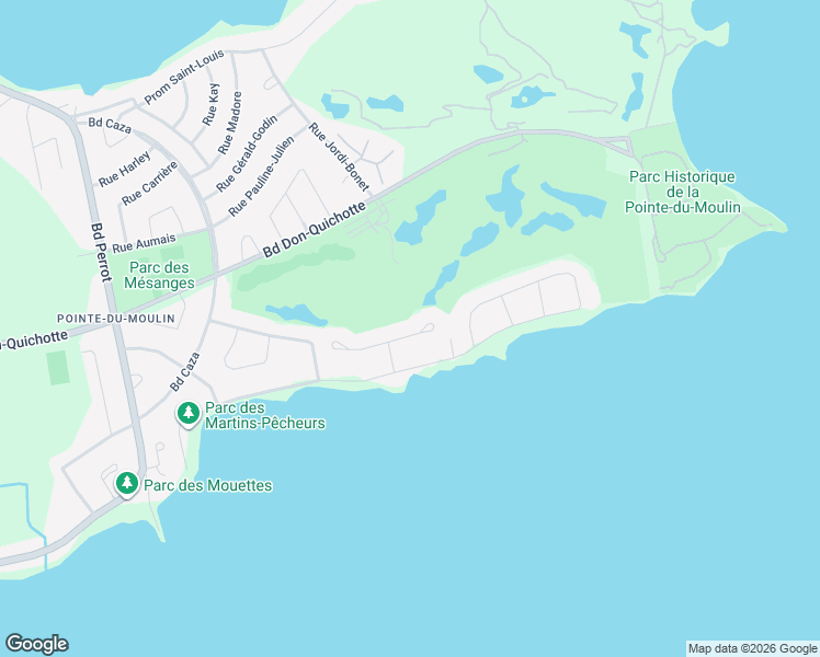 map of restaurants, bars, coffee shops, grocery stores, and more near 50 Rue Gabrielle-Roy in Notre-Dame-de-l'Île-Perrot