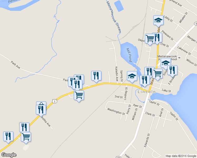 map of restaurants, bars, coffee shops, grocery stores, and more near 79 West Broadway in Lincoln