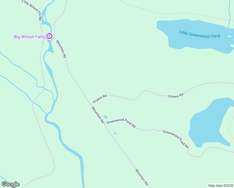 map of restaurants, bars, coffee shops, grocery stores, and more near 42 Onawa Road in Elliottsville Township