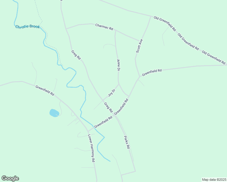 map of restaurants, bars, coffee shops, grocery stores, and more near 22 Joy Drive in Greenfield