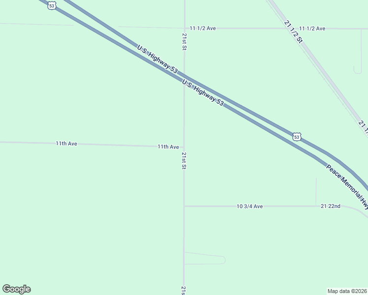 map of restaurants, bars, coffee shops, grocery stores, and more near 21st Street in Cameron