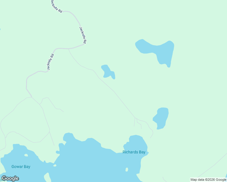 map of restaurants, bars, coffee shops, grocery stores, and more near Richards Lake Road in Parry Sound District