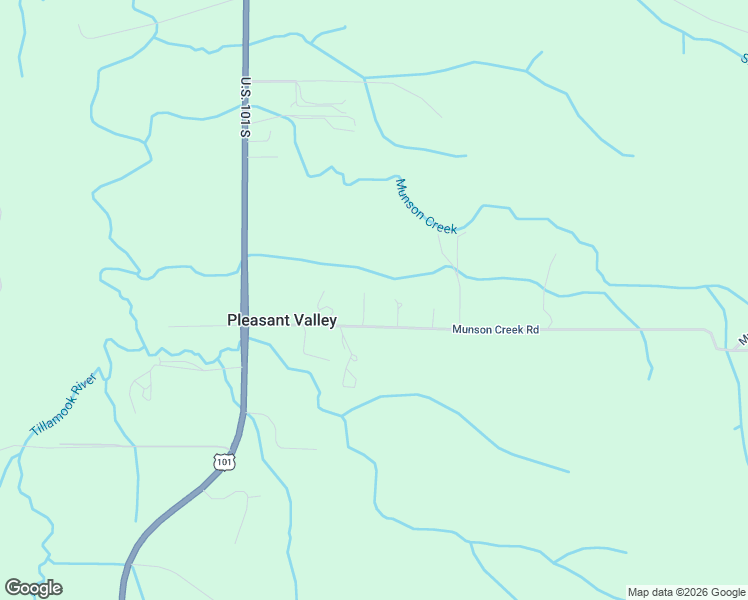 map of restaurants, bars, coffee shops, grocery stores, and more near 6430 Munson Creek Road in Tillamook