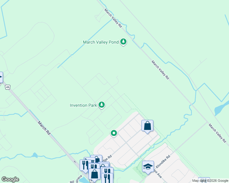 map of restaurants, bars, coffee shops, grocery stores, and more near 326 Elsie MacGill Walk in Ottawa
