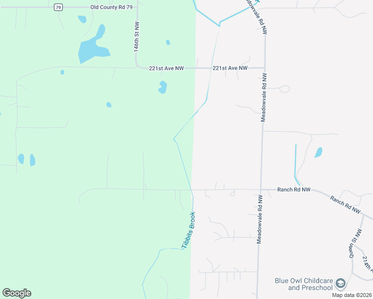 map of restaurants, bars, coffee shops, grocery stores, and more near 14323 Ranch Road Northwest in Elk River