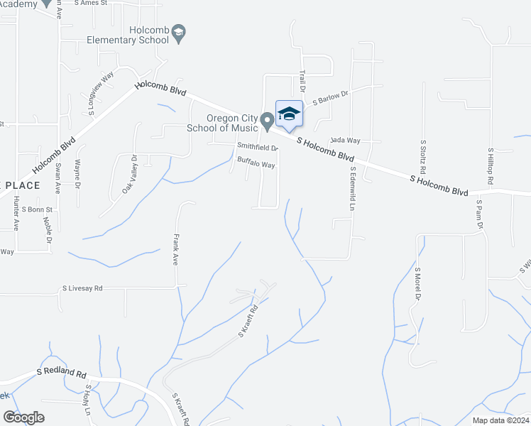 map of restaurants, bars, coffee shops, grocery stores, and more near 15022 Journey Drive in Oregon City