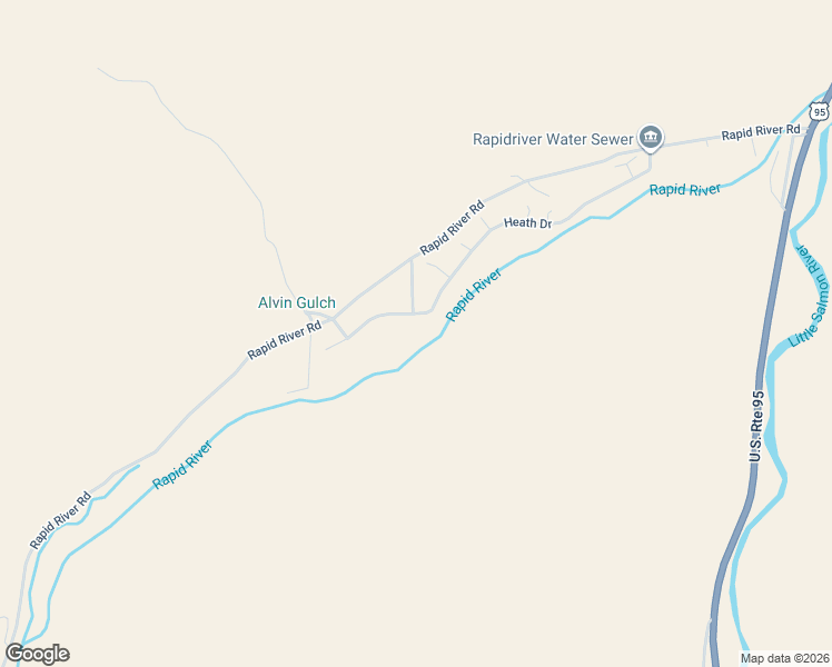map of restaurants, bars, coffee shops, grocery stores, and more near 101 Georgianna Drive in Riggins