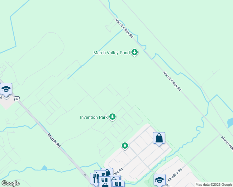 map of restaurants, bars, coffee shops, grocery stores, and more near 288 Elsie MacGill Walk in Ottawa