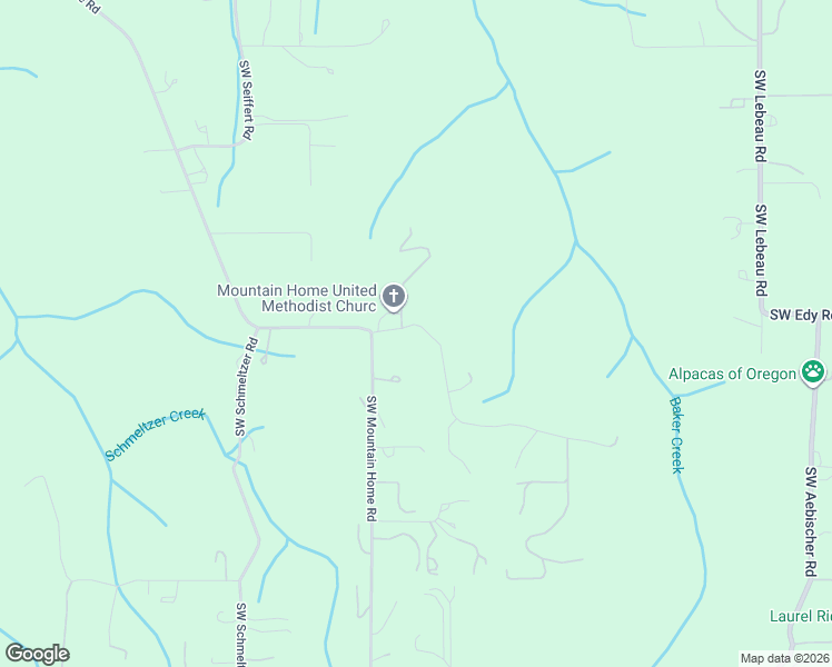 map of restaurants, bars, coffee shops, grocery stores, and more near 23242-23348 Southwest Wunderli Canyon Road in Sherwood