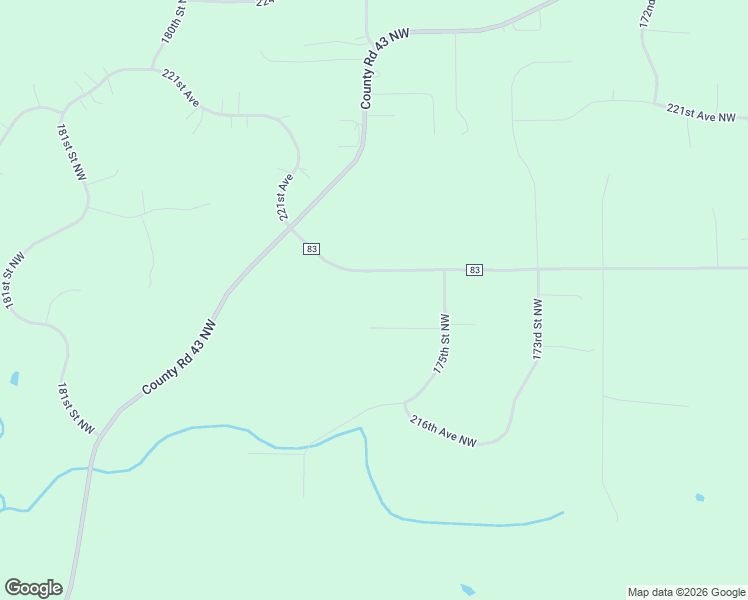 map of restaurants, bars, coffee shops, grocery stores, and more near 17590 218th Avenue Northwest in Big Lake