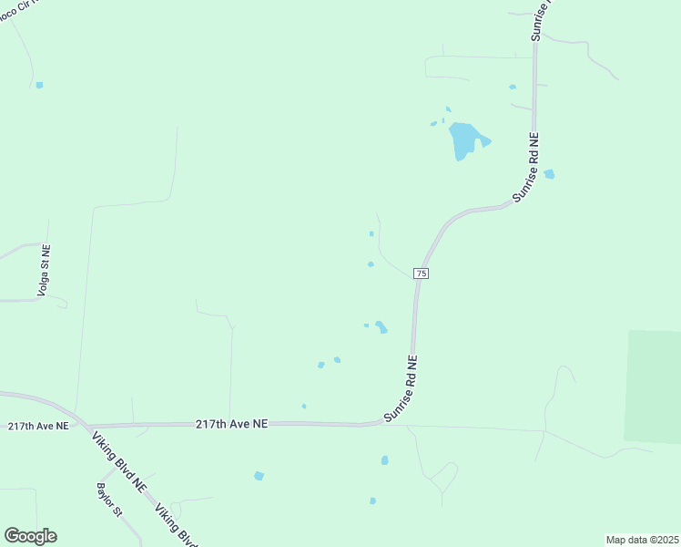 map of restaurants, bars, coffee shops, grocery stores, and more near 22044 Heidelberg Street Northeast in Stacy