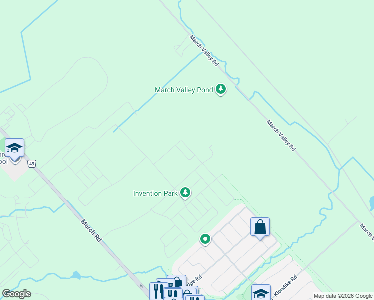 map of restaurants, bars, coffee shops, grocery stores, and more near 274 Elsie MacGill Walk in Ottawa