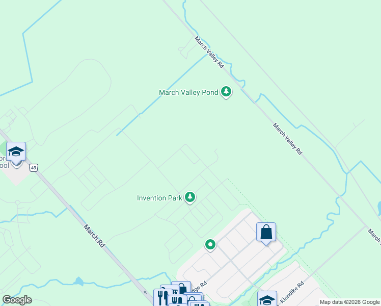 map of restaurants, bars, coffee shops, grocery stores, and more near 272 Elsie MacGill Walk in Ottawa