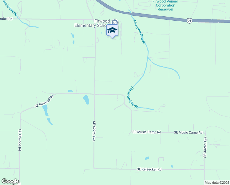 map of restaurants, bars, coffee shops, grocery stores, and more near 42969 Southeast Music Camp Road in Sandy