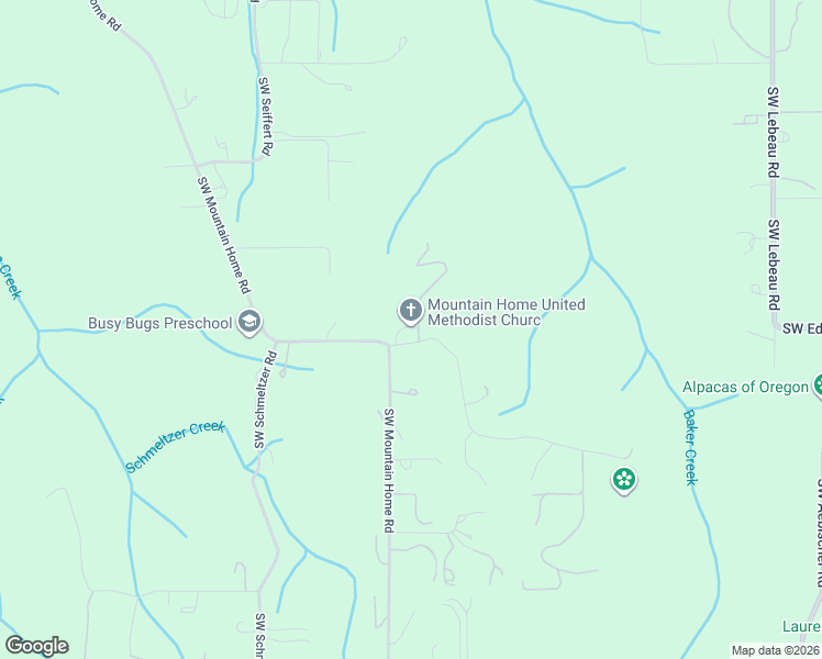 map of restaurants, bars, coffee shops, grocery stores, and more near 23985 Southwest Wunderli Canyon Road in Sherwood