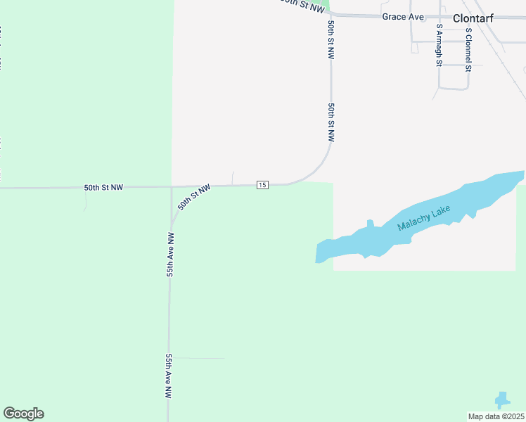 map of restaurants, bars, coffee shops, grocery stores, and more near 525 50th Street Northwest in Benson
