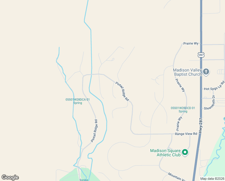 map of restaurants, bars, coffee shops, grocery stores, and more near Blue Wing Road in Madison County