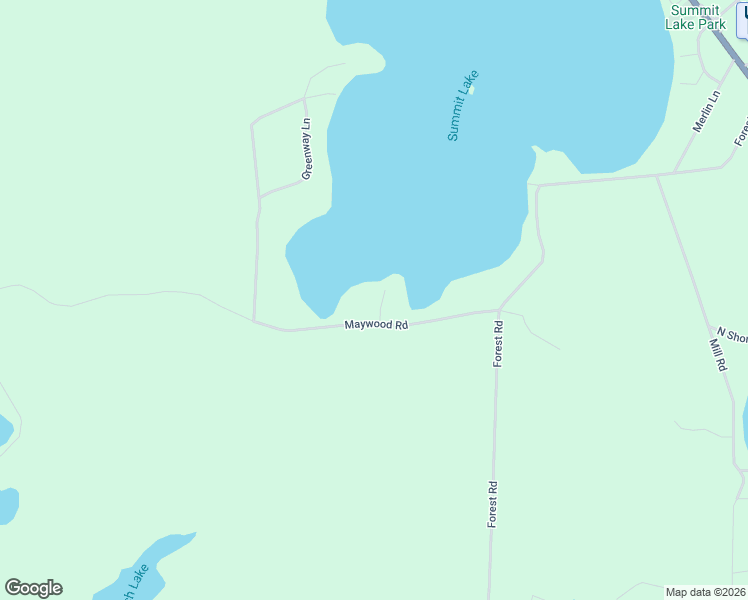 map of restaurants, bars, coffee shops, grocery stores, and more near W11200 Maywood Road in Deerbrook